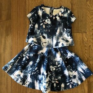 Abercrombie girls navy blue dress size 3/4T